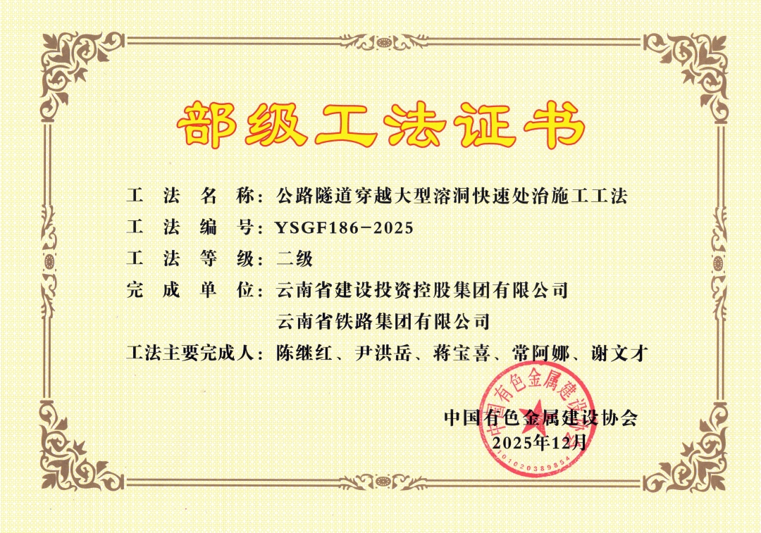 1768959355987410.jpg 公路隧道穿越大型溶洞快速處治施工工法_01.jpg